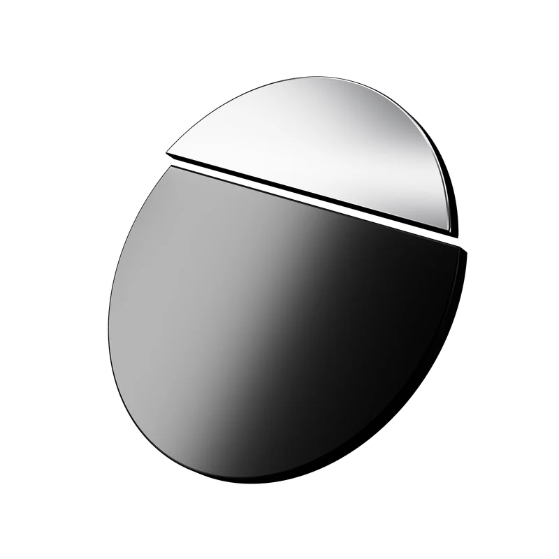 The Aperture object with studio light sweeping across its ceramic face.